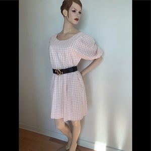 June & Hudson Plaid Dress Sz XL
